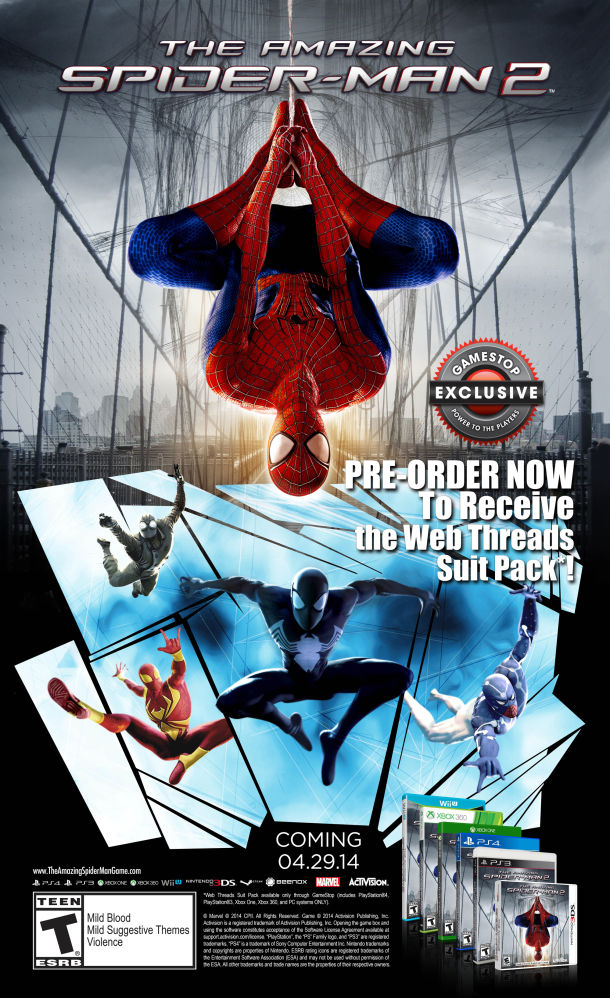 the amazing spiderman 2 games download