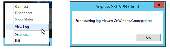 sophos log in